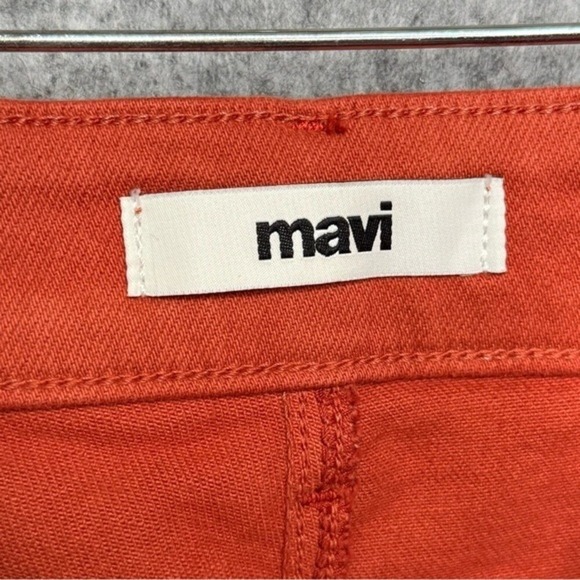Mavi Barcelona High Rise‎ Wide Leg Jeans in Orange Flex Blue- Sz 25 (guess) - Picture 5 of 8